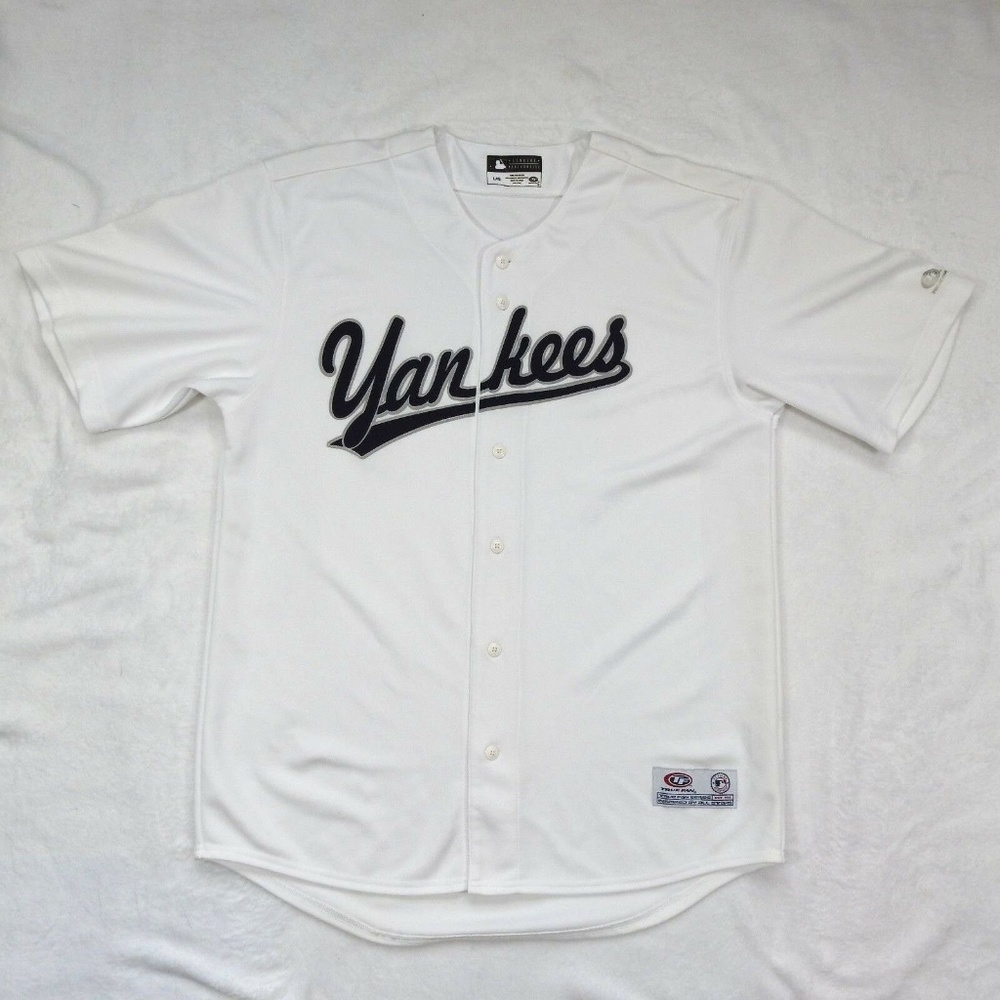 Yankees MLB Jersey True Fan Large White